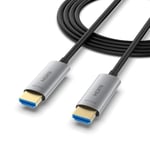 ATZEBE 25M HDMI Cable, Fibre Optic HDMI Cable High Speed 18Gbps HDMI 2.0 Support 4K@60Hz HDR10, 4:4:4, 3D, ARC, HEC, CEC, HDCP 2.2