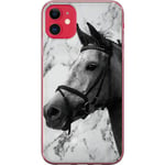 Apple iPhone 11 Transparent Mobilskal Marmor med häst