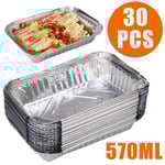 Creusets BBQ jetables en aluminium en feuille d'aluminium 30 pièces bac à goutte pour barbecue Recyclable fournitures d'extérieur Weber
