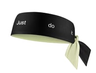 Nike Head Tie Dri-Fit Headband Reversible Sweatband Womens Lime Black New