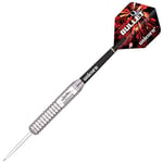 Unicorn Steel Tip Darts Set | Gary 'The Flying Scotsman' Anderson Bullet | Super Durable Natural Stainless Steel Barrels | 21 g