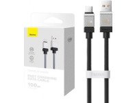 USB-A to USB-C Cable Baseus CoolPlay, 100W, 5A, 1m, Black CAKW000601
