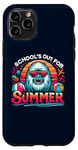 Coque pour iPhone 11 Pro Retro Schools Out For Summer Teacher Funny Yeti Bruh We Out