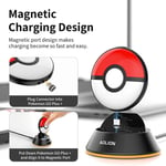 LED Light Charging Dock Fast Charging Charger Adapter for Pokémon GO Plus