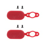 2pk Charge Port Cover Compatible with Xiaomi 1S Essential Pro and Pro2 Red