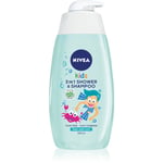 NIVEA Kids Boy Delikat brusecreme og shampoo til børn 500 ml