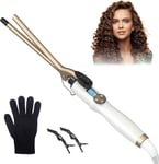 Curling Tongs Iron Wand 9mm: AIMERVO Professional Hair Thin Curler for Long Hai