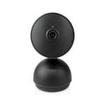 Nedis SmartLife Inomhus Kamera | Wi-Fi | Full HD 1080p | Panorera lutning | microSD (ingår inte) / Molnlagring (tillval) / Onvif | Med rörelsesensor | Nattsikt | Svart