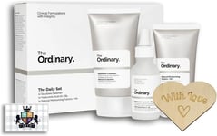 AETN Creations the Ordinary the Daily Set of Squalane Cleanser, Hyaluronic Acid