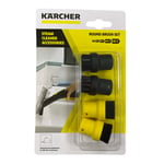 GENUINE KARCHER Pk 4 Round Steam Brushes For Steam Cleaner (2863264 2.863-264.0)