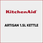KitchenAid Artisan Medallion Silver 2 Slot Toaster and Kettle Set