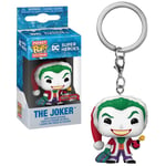 Funko POP! Keychain The Joker Holiday DC Comics Vinyl Keyring New