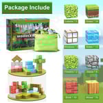 Magnetiska Byggklossar - Bygg Min Magnetvärld Magisk Portal Set Sinnestimulerande Uteleksaker för Pojkar och Flickor 3+ ÅR, Kreativ Lek för Barn 63pcs cubes + 2 doll