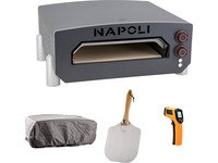 NAPOLI 13 elektrisk pizzaugn, lock, pizzaspade och infraröd termometer (785-002)