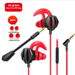 G9 Universal Portable Dynamic Noise Cancelling In-Ear Headphones Wired Call Headphones Gaming Computer Earphone With