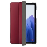 Hama Coque pour Samsung Galaxy Tab S7 FE/S7+ 12.4 Pouces (Etui Flip Case pour Samsung Tablet, Housse de Protection avec Fonction Stand Transparente Arrière Magnétique Cover) Rouge