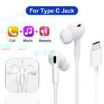 Originala Type C Hörlurar för Samsung Galaxy S22 S21 S20 Fe S23 Ultra Trådbundna Hörlurar A53 A52 A34 A54 5G 3.5mm Hörlurar Type C Earplug Style