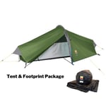 Wild Country Zephyros Compact 1 V3 Tent  + Footprint Package - Bundle Deal