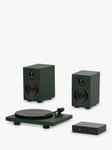 Pro-Ject Colourful Audio System with Debut Carbon EVO Turntable, MaiA S3 Amplifier & Speaker Box 5 S2 Speakers, Satin Fir Green