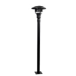Westal Pollare TELLUS Svart 142 cm Blästrat glas