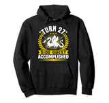 27th Birthday, Video Games & Side Quest, 27 Years Old Gamer Pullover Hoodie