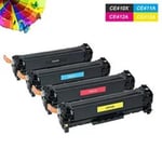 Pack 4 Cartouches Compatibles de toner pour HP LaserJet Pro 400 Color M451dn M451nw