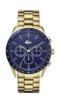 Lacoste Chronograph Quartz Watch for men with Gold colored Stainless Steel bracelet - 2011096