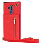 Zipper halskjede deksel Huawei Mate 20 Lite - Rød