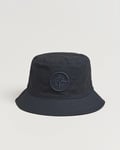 Stone Island Logo Bucket Hat Navy Blue
