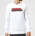Marvel Deadpool Logo Sweatshirt - White - M - White