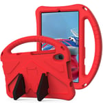 SZCINSEN for Kids case for Huawei MediaPad M5 Lite 8.0" case,for Kids Eva Shockproof Lightweight Dropproof Stand Tablet Case, with Large Handle Rugged Protective Case (Color : Red)