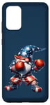 Galaxy S20+ America Gnome Dad In Retro Boxing Shoes For Patriotic Boxer Case