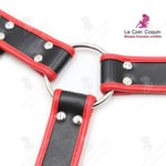 LCC® Herrsele Röd Torso Sexiga Erotiska Underkläder Justerbara Svart Läder Spänne Kostym Armband Bröstbälte Underkläder