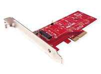 ROLINE Adaptateur hôte PCIe 4.0 x4 3.3V5A pour SSD PCIe-NVMe M.2 110mm