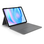 Logitech Combo Touch iPad Keyboard Case with Trackpad for iPad Air 13' M2 - Oxford Grey