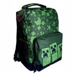 Minecraft Creeper Backpack Bag Reppu Laukku 35x25x12cm