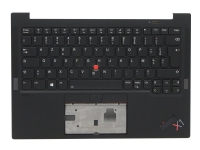 Sunrex - Ersättningstangentbord för bärbar dator - med Trackpoint - bakgrundsbelyst - fransk - med övre skydd - för ThinkPad X1 Carbon Gen 9 20XW, 20XX