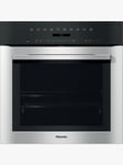 Miele H7164BP Built-In Single Oven, Clean Steel