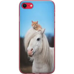 Apple iPhone SE (2022) Gjennomsiktig Telefondeksel Katt och Häst