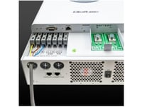 Qoltec Modular Off-Grid Solar Hybrid Inverter 6,2kVA | 6,2kW | 120A | MPPT | 12 enheter | BMS | Sinus | Wi-Fi-alternativ | Power Factor 1.0