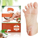 Aliver Coconut Exfoliating Peeling Renewable Foot Mask Socks Removes Dead Skin
