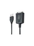 StarTech.com 3ft (1m) USB to Serial Cable with COM Port Retention DB9 Male RS232 to USB Converter
