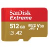 SANDISK Sandisk MicroSDXC Extreme 512GB Adapter 190MB/s A2 C10 V30 SDSQXAV-512G-GN6MA