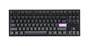 Ducky One 2 RGB 80% tastatur USB QWERTY Engelsk Sort, Hvit