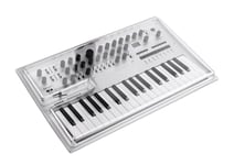 Decksaver Cover for Korg Minilogue & Minilogue XD - Super-Durable Polycarbonate Protective lid in Smoked Clear Colour, Made in The UK - The Producers' Choice for Unbeatable Protection