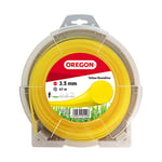 Oregon 69-376-Y Yellow Round Strimmer Line/Wire for Grass Trimmers and Brushcutters, 3.5 mm x 41 m