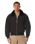 Rothco B-15A Bomberjacka (Svart, 2XL) 2XL Svart