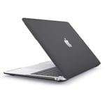 Olixar Tough Case for Apple Macbook Air 13 inch 2020 - Snap-On Form Fitting Protection, Anti-Scratch, Translucent - Black