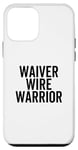 iPhone 12 mini Waiver Wire Warrior Funny Fantasy Football Champ Quote Case