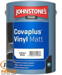 JOHNSTONES TRADE COVAPLUS VINYL MATT BRILLIANT WHITE 5L